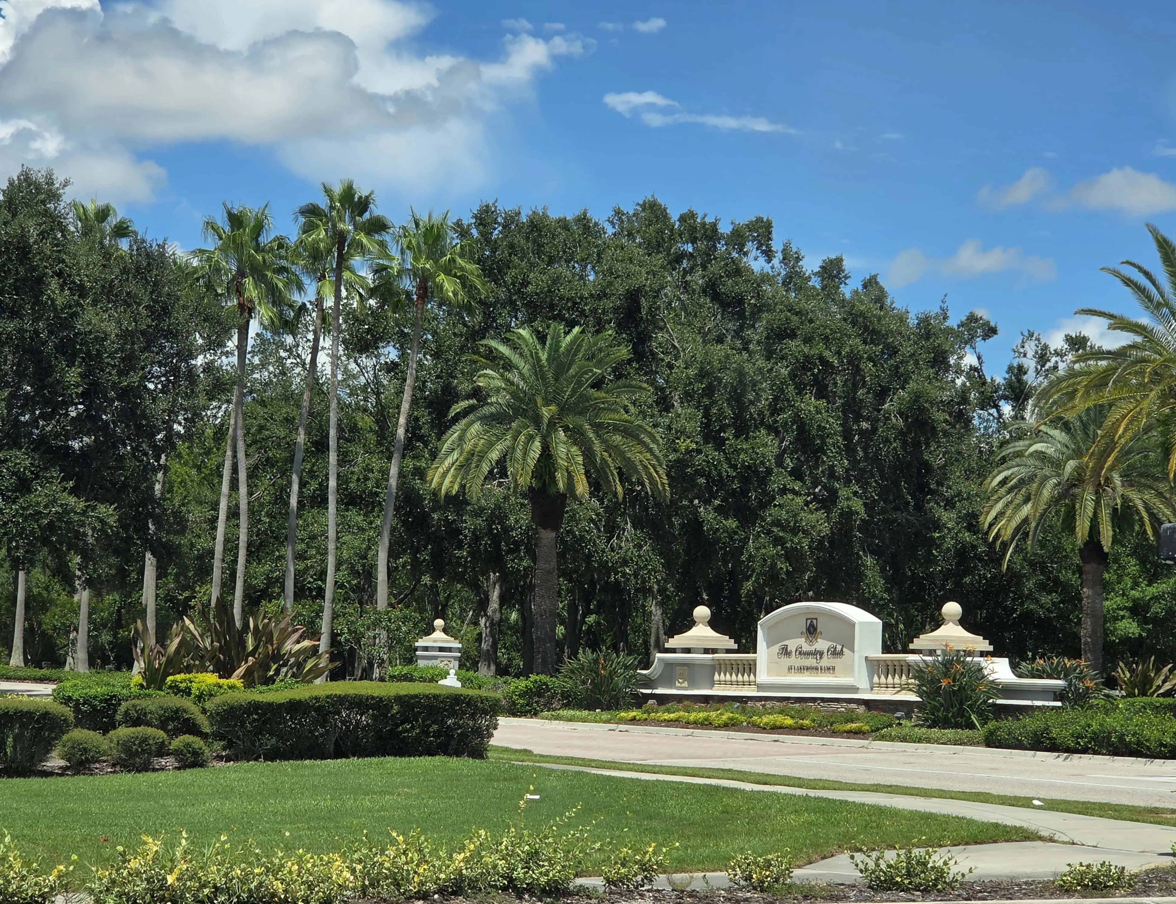 Lakewood Ranch Country Club Entrance in Sarasota, Florida