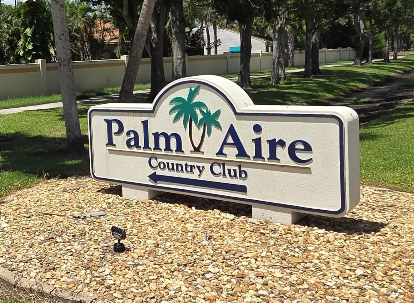 Palm Aire Country Club Entrance Sign