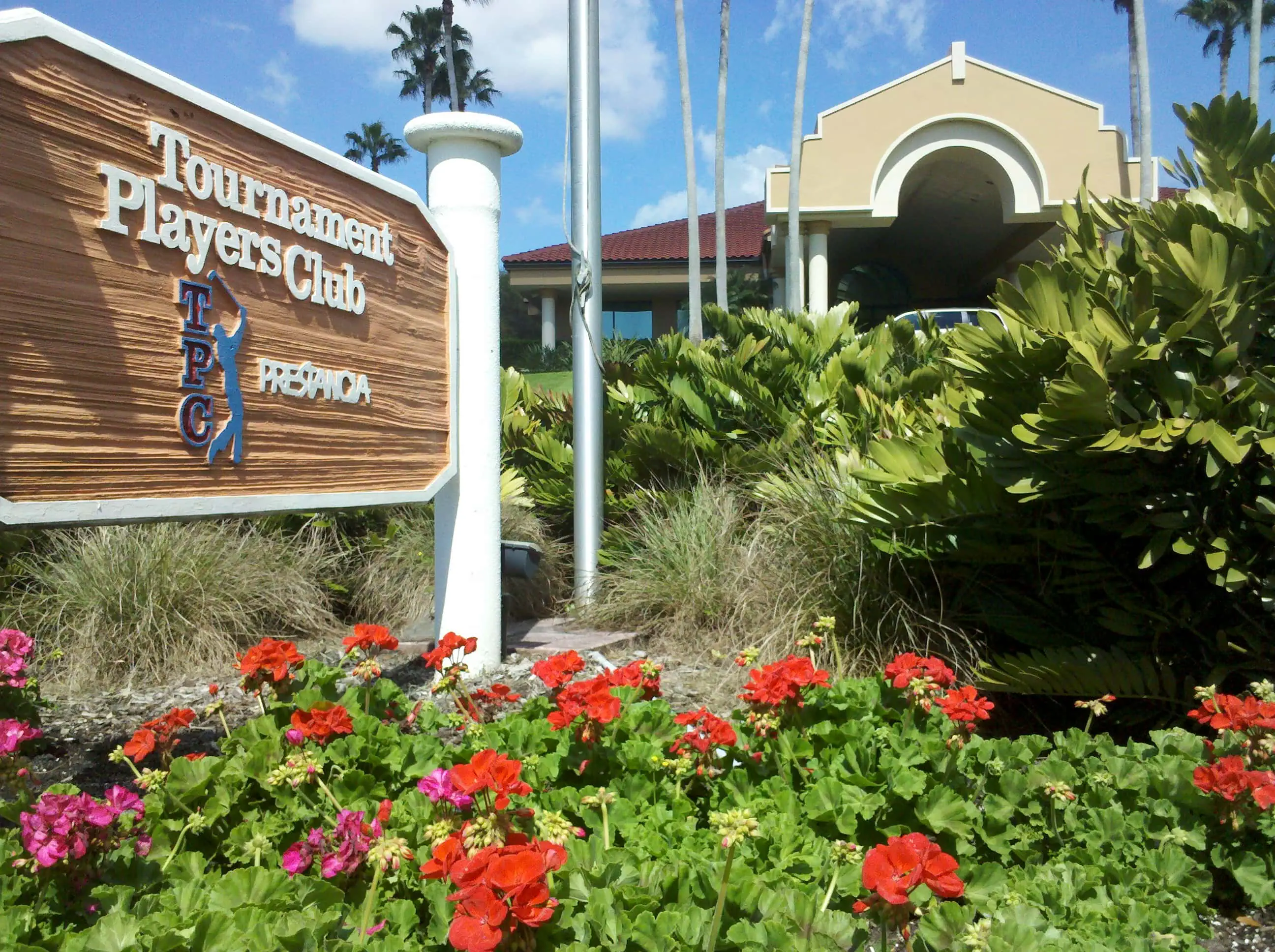 TPC Prestancia Clubhouse View in Sarasota